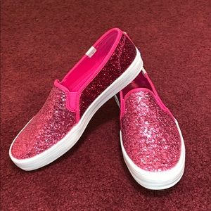 Brand New, NBW Keds  Kate Spade Glitter Pink